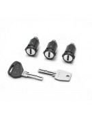 KIT CERRADURAS 3 PZ LLAVE PARA MALETAS GIVI